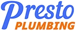 Presto Plumbing Logo With Outline For Website Mini